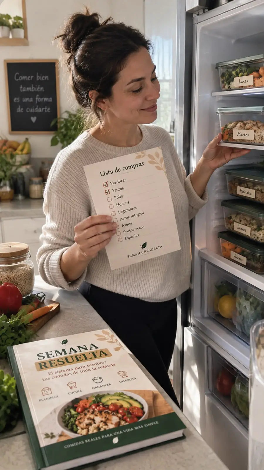 Planificación semanal, lista de compras y comidas organizadas con Semana Resuelta
