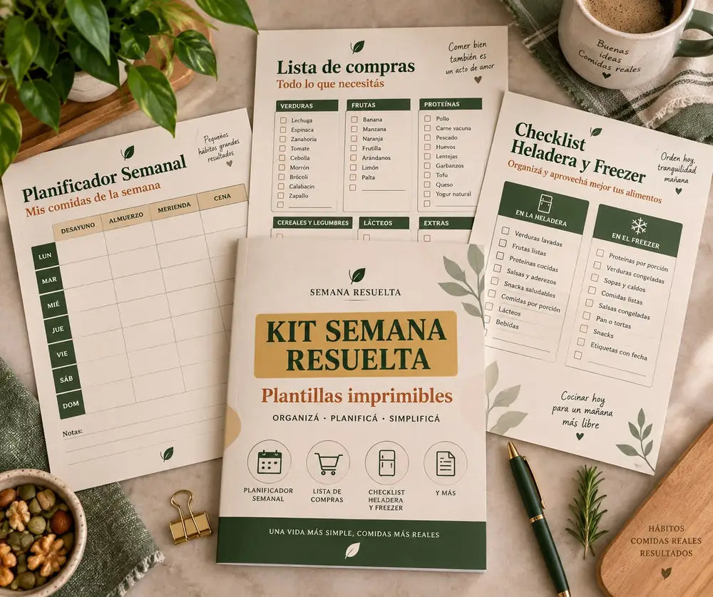 Kit Semana Resuelta — Plantillas imprimibles