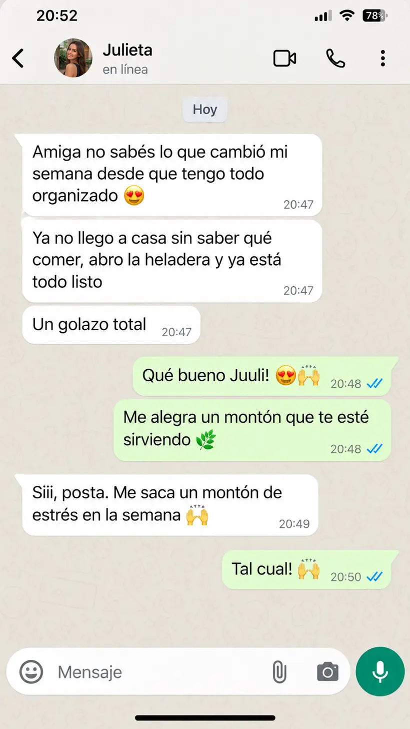 Testimonio de Julieta sobre Semana Resuelta