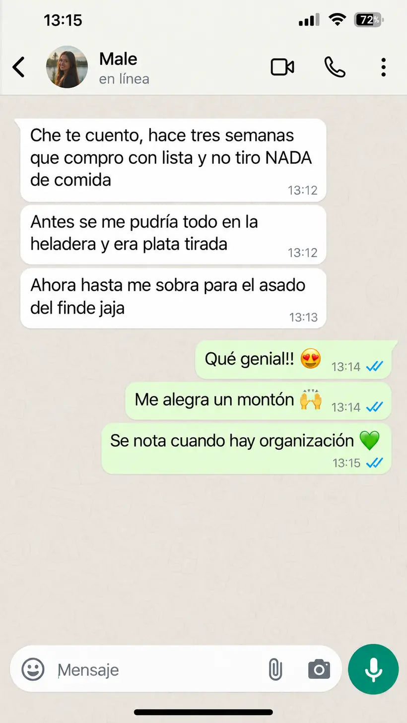 Testimonio de Male sobre Semana Resuelta